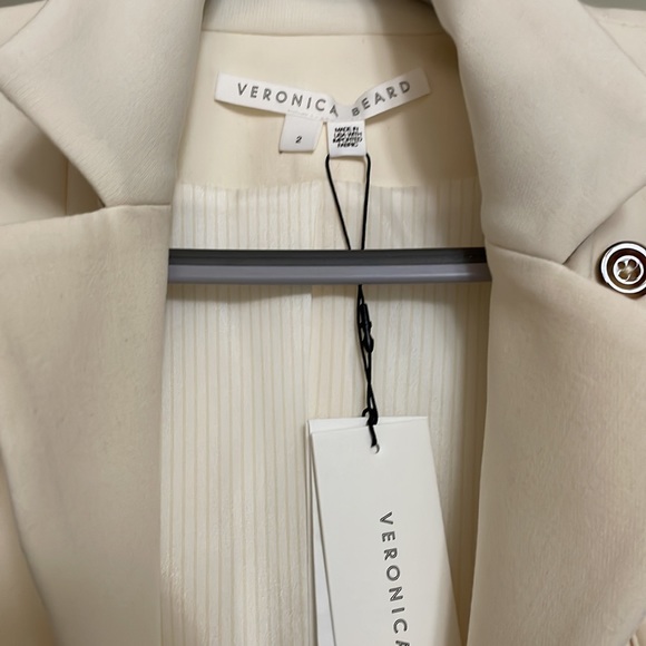 Veronica Beard - brand new cream blazer. Never worn. Size 2 - Picture 2 of 3
